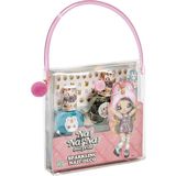 Nanana - Nagel Set Britney - Nageldeco Set - Lichtblauw - Inclusief Nagellak en Stickers