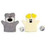 Bambolino Toys badspeelgoed Woezel & Pip washand - baby peuter speelgoed
