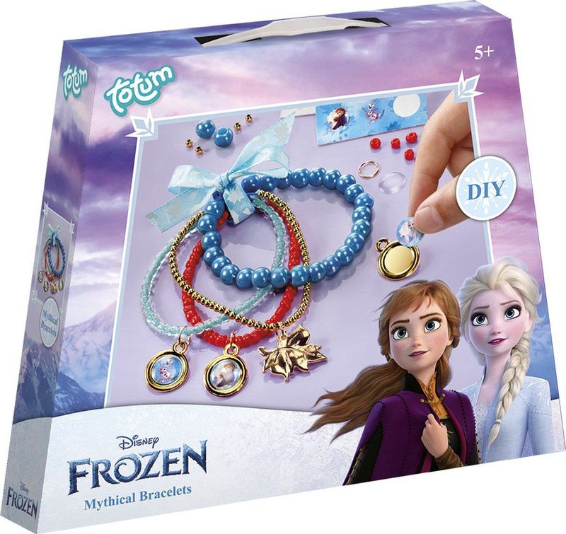 Disney Frozen luxe kralen bedel armbandjes maken Totum knutselpakket met Anna Elsa prinsessen - sieraden cadeautip