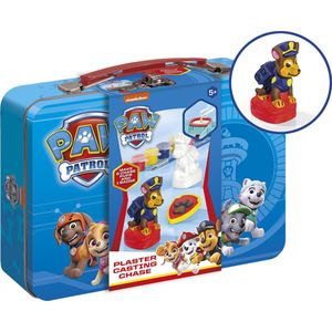 PAW Patrol Speelgoed Gips Figuur Gieten en Beschilderen - Totum Knutselset In Metalen Koffertje