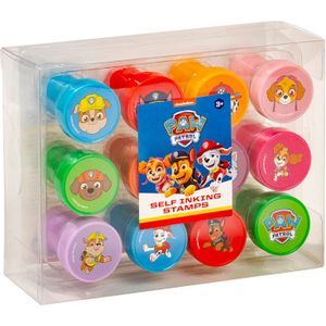PAW Patrol Totum 12 stempels zelfinktend - stempelen met Chase Marshall en Skye - creatief speelgoed knutselen