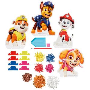 PAW Patrol speelgoed - Totum kaarten Chase en pups versieren met strass steentjes knutselen - junior diamond painting