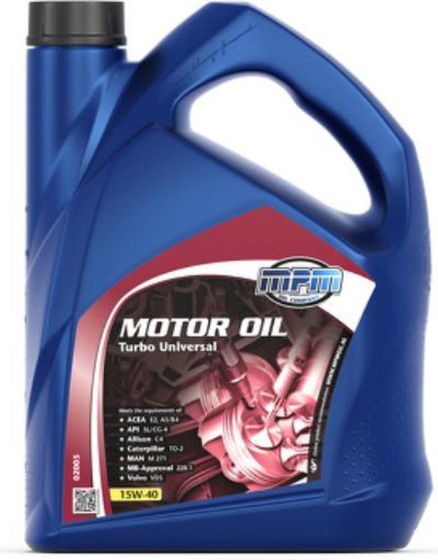 MPM Motorolie 15w40 multigrade turbo universal - 5 liter