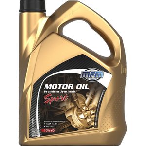 MPM Motorolie 10w60 high performance racing sport - 5 liter