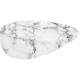 Present Time Dienblad Marble Look - Wit - 34x30x1 cm - Modern,Scandinavisch
