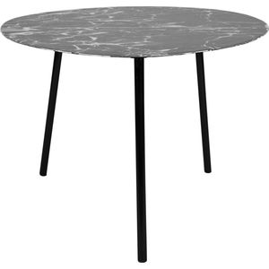 Leitmotiv Bijzettafel Ovoid - Zwart - 58,5x51x38 cm - zwart 8714302135781