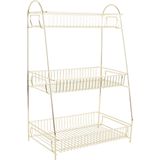 Present Time - Tidy - Keukenrek - Goudkleurig - 30 cm breed - 20 cm diep - 45.5 cm hoog