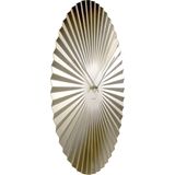 Wandklok Sensu XL Staal Goud Ø50cm