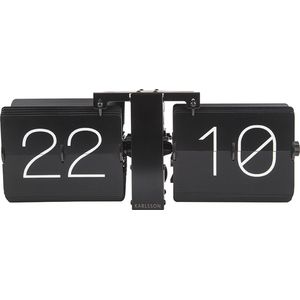 Wandklok - Modern - Zwart - Hout