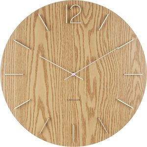 Wandklok - Modern - Zwart - Hout