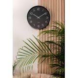 Wandklok Lofty Metaal Mat Zwart Ø40cm