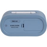 Karlsson - Gummy - Wekker - Blauw - 14x7x5cm