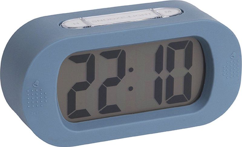 Karlsson - Gummy - Wekker - Blauw - 14x7x5cm