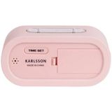 Karlsson - Gummy - Wekker - Licht Roze - 14x7x5cm - Scandinavisch
