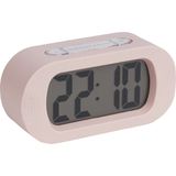 Karlsson - Gummy - Wekker - Licht Roze - 14x7x5cm - Scandinavisch