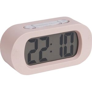 Karlsson - Gummy - Wekker - Licht Roze - 14x7x5cm - Scandinavisch
