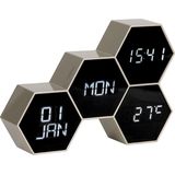 Wekker Six in the Mix Rubberized Goudx12xcm