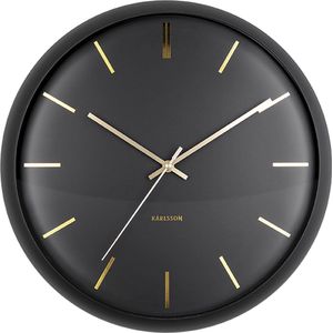 Klok Karlsson Globe Black 40 cm