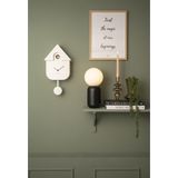 Wandklok - Modern Cuckoo - Thermoplast - Wit