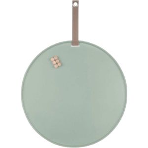 Present Time - Magneetbord - Memobord - Ijzer - Ø50cm - Groen