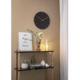 Klok Karlsson Charm Engraved Numbers Black 40 cm