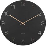 Klok Karlsson Charm Engraved Numbers Black 40 cm