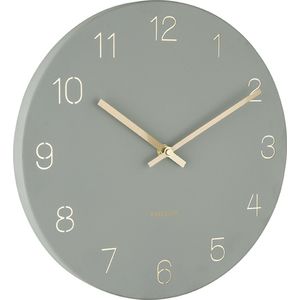 Wandklok Charm Gegraveerde nummers Jungle Groen Ø35cm