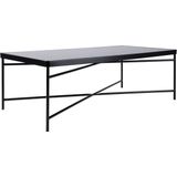 Salontafel Smooth - Rechthoek Mat Zwart - 120x60x40cm