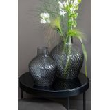 Present Time Vaas Delight - Glas Donkergrijs - Ø18x20cm - Modern