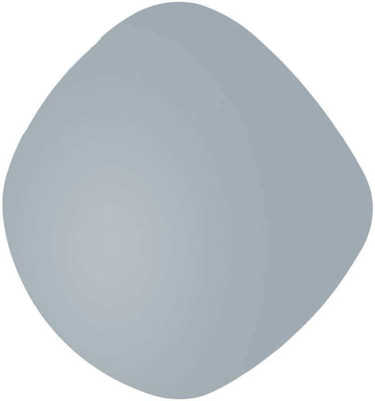 Present Time - Mirror Organic Round - Donkergrijs