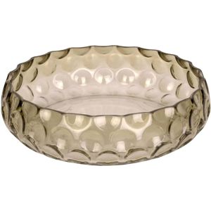 Present Time Schaal Speckles - Large - Glas Mosgroen - Ø26x7cm - Modern