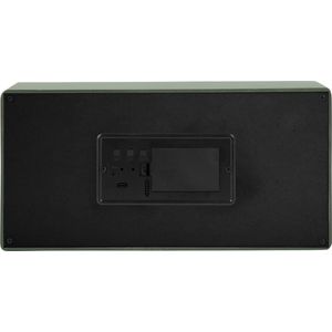 Table clock Boxed LED jungle green