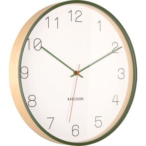 Kreative Feder Driehoekige 3D designer wandklok Turquoise in moderne metallic look zwart-zilver-turquoise zonder tikkende geluiden (stil kwartsuurwerk