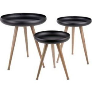 Leitmotiv - Table Set Tripod w. Mango Wood Legs
