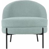 Leitmotiv - Fauteuil Noble Teddy Curl - Mistige blauw