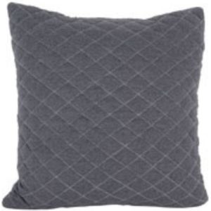 Present Time - Cushion Diamonds Quilted - Donkergrijs