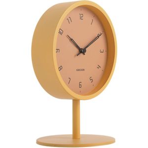Karlsson Tafelklok Stark Geel Ø15cm Modern