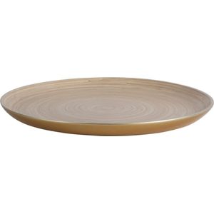Present Time Schaal Puro - Goud - Ø42cm - Modern