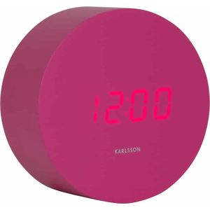 Karlsson Wekker Spry Round Roze Ø9cm Scandinavisch