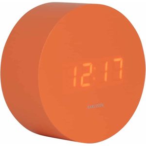 Karlsson Wekker Spry Round Oranje Ø9cm Scandinavisch