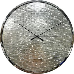 Karlsson discobal wandklok zilver - 40cm