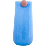 Present Time - Bolita - Vaas - Blauw - Glas - Ø16cm