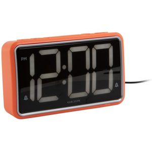 Karlsson - New Retro - Wekker - Oranje - Thermoplast