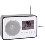 Karlsson - Wekker FM Radio - Zwart - MDF - Compact Design