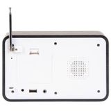 Karlsson - Wekker FM Radio - Zwart - MDF - Compact Design