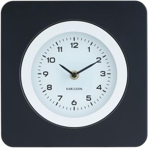 Karlsson - New Vintage - Wandklok - Mat Zwart - Polystyrene