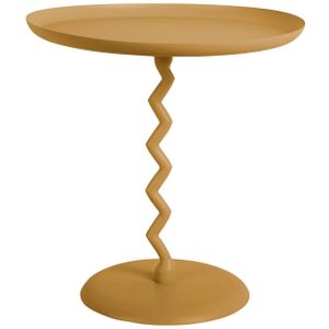Leitmotiv - Bijzettafel Zig Zag - Okergeel - Side Table Zig Zag