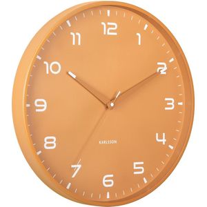 Klok - 30 cm - Illustratie van een kaart met Rwanda in Afrika - zwart