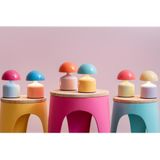 Leitmotiv Kruk Double Funky - Helderroze - Ø24cm - Scandinavisch
