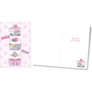 Wenskaart - Gefeliciteerd - Hallmark - 3 stuks